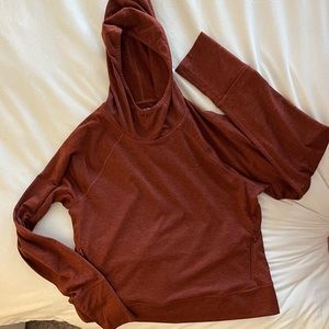 OLD NAVY ACTIVE CROP HOODIE - L